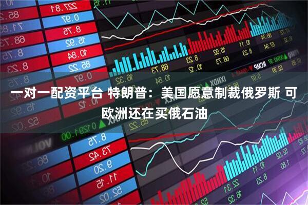 一对一配资平台 特朗普：美国愿意制裁俄罗斯 可欧洲还在买俄石油