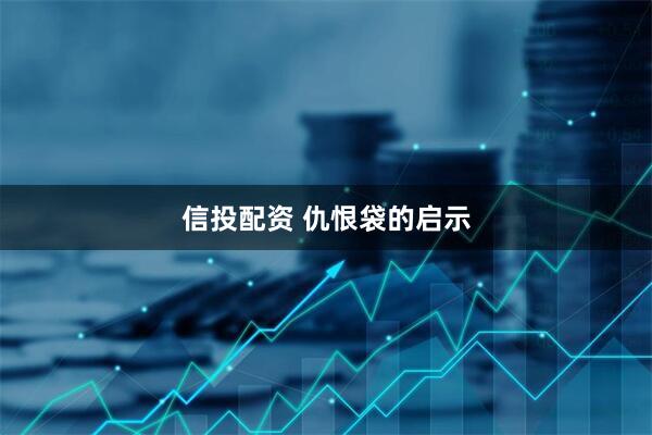 信投配资 仇恨袋的启示
